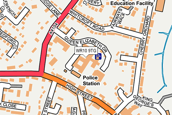 WR10 9TG map - OS OpenMap – Local (Ordnance Survey) WR10 9TG map - OS OpenMap – Local (Ordnance Survey)
