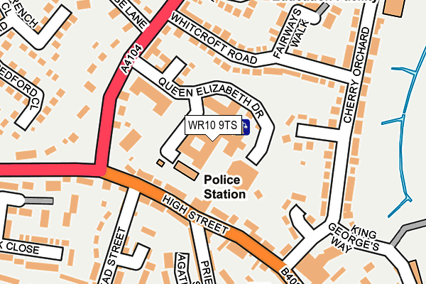 WR10 9TS map - OS OpenMap – Local (Ordnance Survey) WR10 9TS map - OS OpenMap – Local (Ordnance Survey)