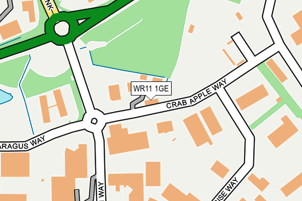 WR11 1GE map - OS OpenMap – Local (Ordnance Survey) WR11 1GE map - OS OpenMap – Local (Ordnance Survey)