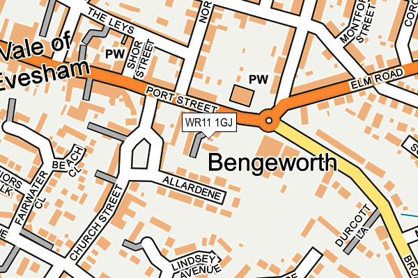WR11 1GJ map - OS OpenMap – Local (Ordnance Survey) WR11 1GJ map - OS OpenMap – Local (Ordnance Survey)