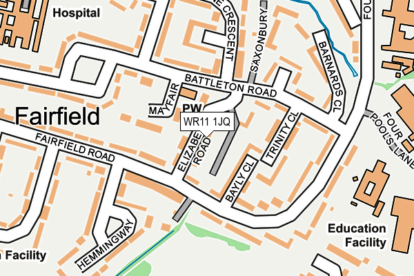 WR11 1JQ map - OS OpenMap – Local (Ordnance Survey) WR11 1JQ map - OS OpenMap – Local (Ordnance Survey)