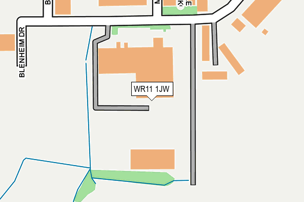 WR11 1JW map - OS OpenMap – Local (Ordnance Survey) WR11 1JW map - OS OpenMap – Local (Ordnance Survey)