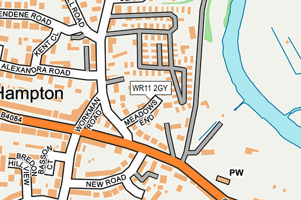 WR11 2GY map - OS OpenMap – Local (Ordnance Survey) WR11 2GY map - OS OpenMap – Local (Ordnance Survey)