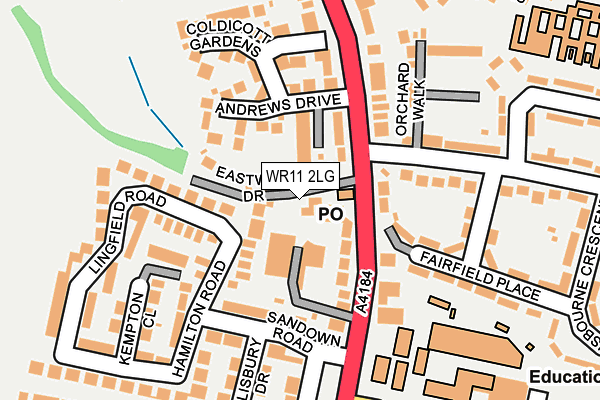 WR11 2LG map - OS OpenMap – Local (Ordnance Survey) WR11 2LG map - OS OpenMap – Local (Ordnance Survey)