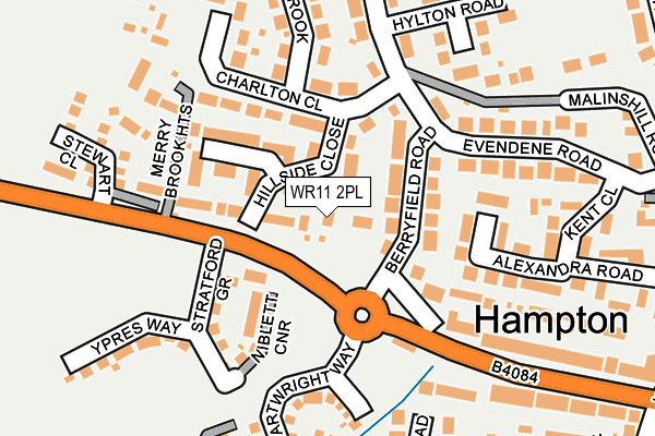 WR11 2PL map - OS OpenMap – Local (Ordnance Survey) WR11 2PL map - OS OpenMap – Local (Ordnance Survey)