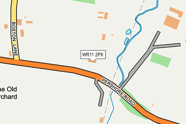 WR11 2PX map - OS OpenMap – Local (Ordnance Survey) WR11 2PX map - OS OpenMap – Local (Ordnance Survey)