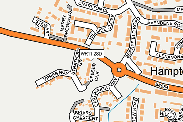WR11 2SD map - OS OpenMap – Local (Ordnance Survey) WR11 2SD map - OS OpenMap – Local (Ordnance Survey)