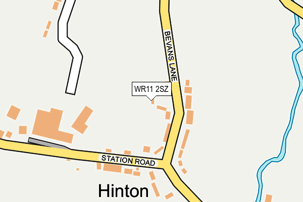 WR11 2SZ map - OS OpenMap – Local (Ordnance Survey) WR11 2SZ map - OS OpenMap – Local (Ordnance Survey)