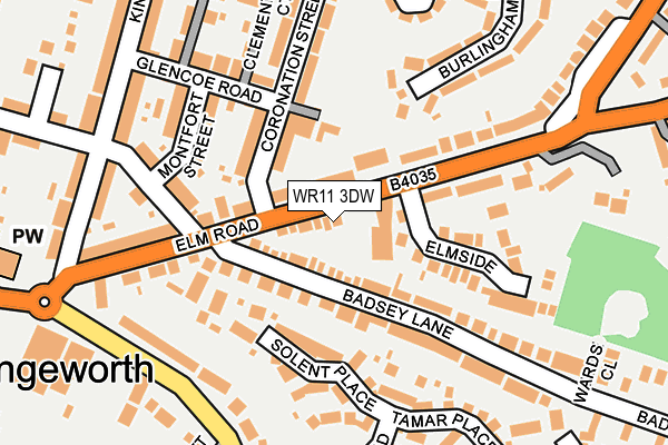 WR11 3DW map - OS OpenMap – Local (Ordnance Survey) WR11 3DW map - OS OpenMap – Local (Ordnance Survey)