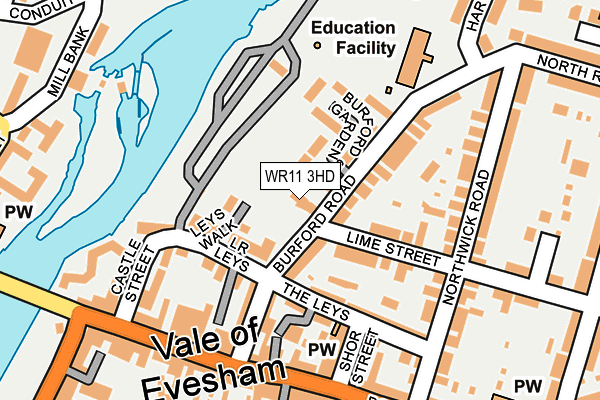 WR11 3HD map - OS OpenMap – Local (Ordnance Survey) WR11 3HD map - OS OpenMap – Local (Ordnance Survey)