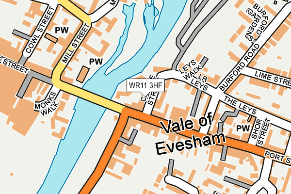 WR11 3HF map - OS OpenMap – Local (Ordnance Survey) WR11 3HF map - OS OpenMap – Local (Ordnance Survey)