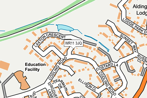 WR11 3JQ map - OS OpenMap – Local (Ordnance Survey) WR11 3JQ map - OS OpenMap – Local (Ordnance Survey)