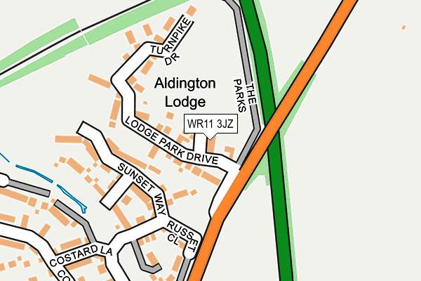 WR11 3JZ map - OS OpenMap – Local (Ordnance Survey) WR11 3JZ map - OS OpenMap – Local (Ordnance Survey)