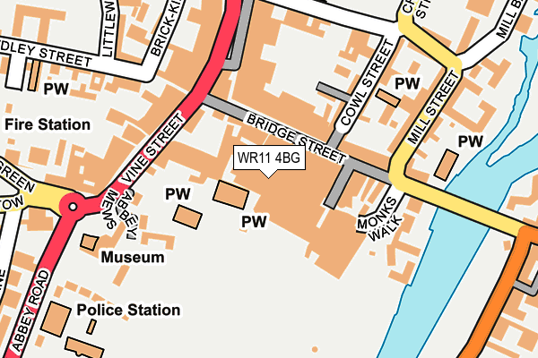 WR11 4BG map - OS OpenMap – Local (Ordnance Survey) WR11 4BG map - OS OpenMap – Local (Ordnance Survey)