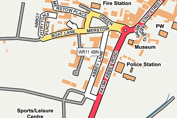 WR11 4BN map - OS OpenMap – Local (Ordnance Survey) WR11 4BN map - OS OpenMap – Local (Ordnance Survey)