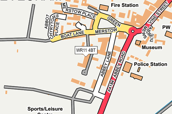 WR11 4BT map - OS OpenMap – Local (Ordnance Survey) WR11 4BT map - OS OpenMap – Local (Ordnance Survey)
