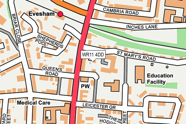 WR11 4DD map - OS OpenMap – Local (Ordnance Survey) WR11 4DD map - OS OpenMap – Local (Ordnance Survey)