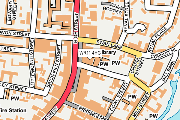 WR11 4HG map - OS OpenMap – Local (Ordnance Survey) WR11 4HG map - OS OpenMap – Local (Ordnance Survey)