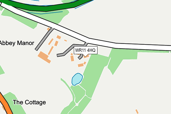 WR11 4HQ map - OS OpenMap – Local (Ordnance Survey) WR11 4HQ map - OS OpenMap – Local (Ordnance Survey)