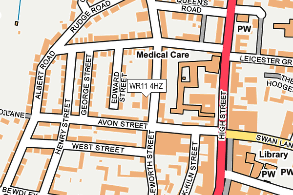 WR11 4HZ map - OS OpenMap – Local (Ordnance Survey) WR11 4HZ map - OS OpenMap – Local (Ordnance Survey)