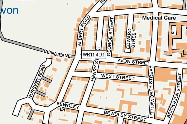 WR11 4LG map - OS OpenMap – Local (Ordnance Survey) WR11 4LG map - OS OpenMap – Local (Ordnance Survey)