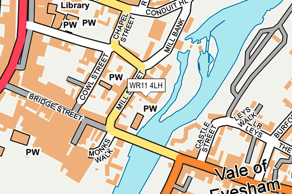 WR11 4LH map - OS OpenMap – Local (Ordnance Survey) WR11 4LH map - OS OpenMap – Local (Ordnance Survey)