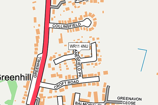 WR11 4NU map - OS OpenMap – Local (Ordnance Survey) WR11 4NU map - OS OpenMap – Local (Ordnance Survey)