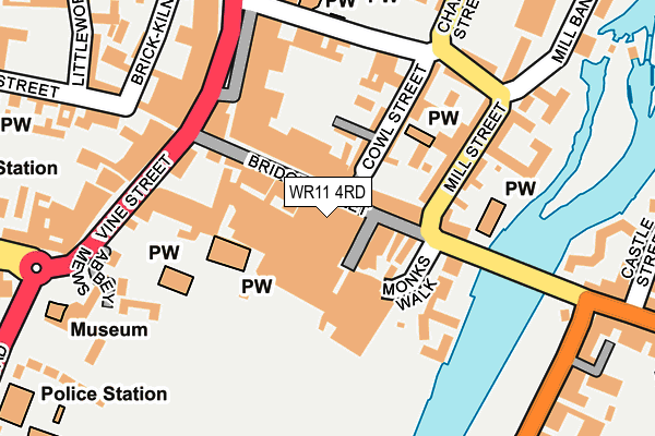 WR11 4RD map - OS OpenMap – Local (Ordnance Survey) WR11 4RD map - OS OpenMap – Local (Ordnance Survey)