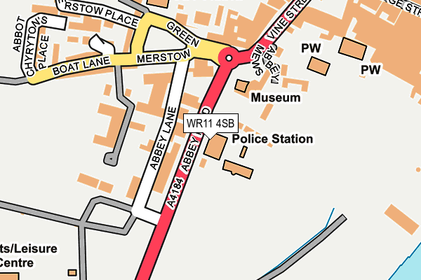 WR11 4SB map - OS OpenMap – Local (Ordnance Survey) WR11 4SB map - OS OpenMap – Local (Ordnance Survey)