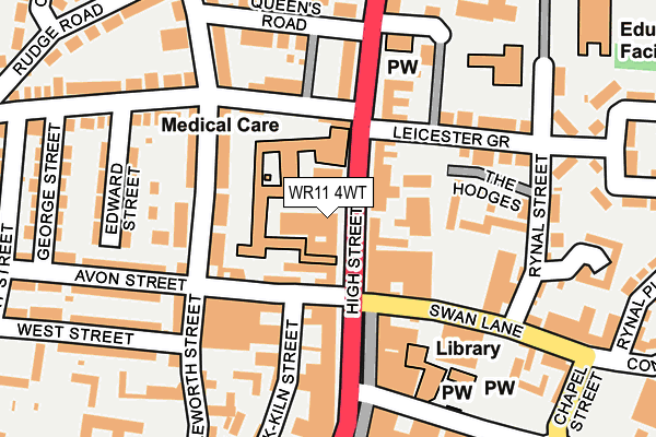 WR11 4WT map - OS OpenMap – Local (Ordnance Survey) WR11 4WT map - OS OpenMap – Local (Ordnance Survey)