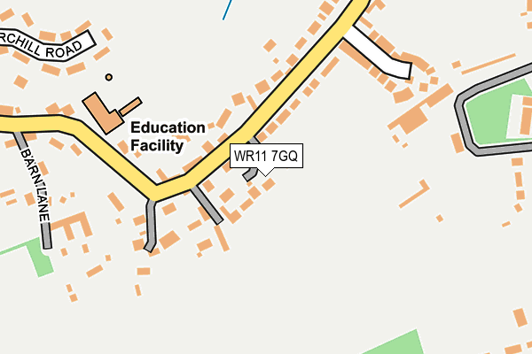 WR11 7GQ map - OS OpenMap – Local (Ordnance Survey) WR11 7GQ map - OS OpenMap – Local (Ordnance Survey)