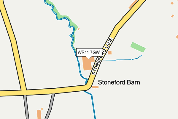 WR11 7GW map - OS OpenMap – Local (Ordnance Survey) WR11 7GW map - OS OpenMap – Local (Ordnance Survey)