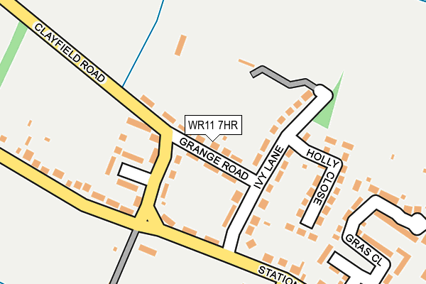 WR11 7HR map - OS OpenMap – Local (Ordnance Survey) WR11 7HR map - OS OpenMap – Local (Ordnance Survey)