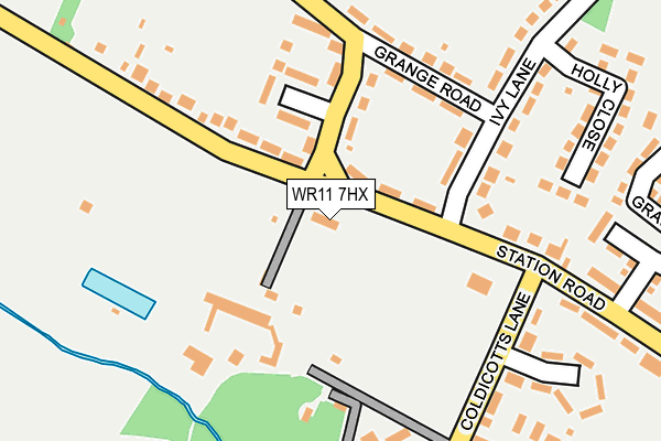 WR11 7HX map - OS OpenMap – Local (Ordnance Survey) WR11 7HX map - OS OpenMap – Local (Ordnance Survey)