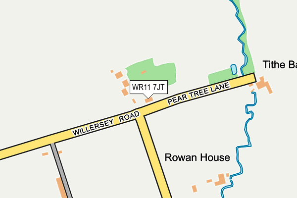 WR11 7JT map - OS OpenMap – Local (Ordnance Survey) WR11 7JT map - OS OpenMap – Local (Ordnance Survey)
