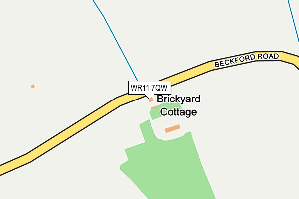 WR11 7QW map - OS OpenMap – Local (Ordnance Survey) WR11 7QW map - OS OpenMap – Local (Ordnance Survey)
