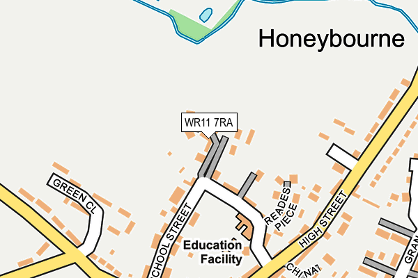 WR11 7RA map - OS OpenMap – Local (Ordnance Survey) WR11 7RA map - OS OpenMap – Local (Ordnance Survey)