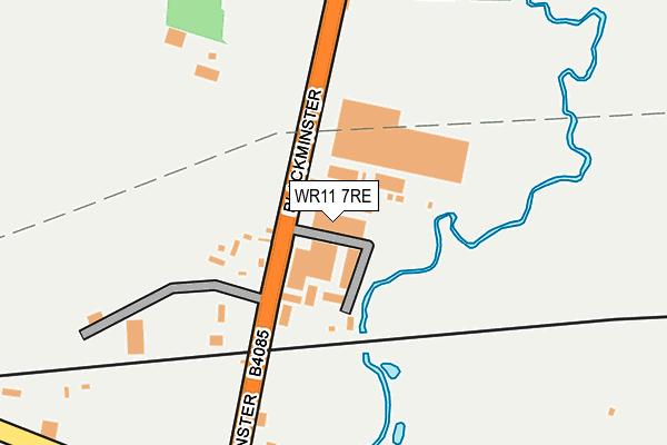 WR11 7RE map - OS OpenMap – Local (Ordnance Survey) WR11 7RE map - OS OpenMap – Local (Ordnance Survey)