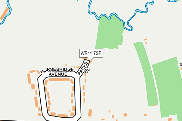 WR11 7SF map - OS OpenMap – Local (Ordnance Survey) WR11 7SF map - OS OpenMap – Local (Ordnance Survey)