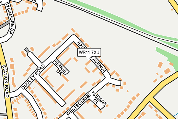 WR11 7XU map - OS OpenMap – Local (Ordnance Survey) WR11 7XU map - OS OpenMap – Local (Ordnance Survey)