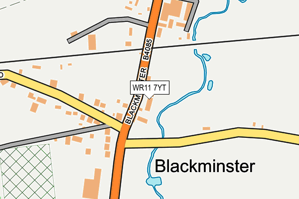 WR11 7YT map - OS OpenMap – Local (Ordnance Survey) WR11 7YT map - OS OpenMap – Local (Ordnance Survey)
