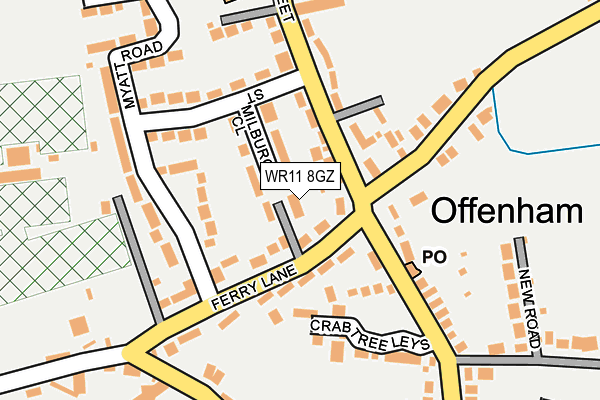 WR11 8GZ map - OS OpenMap – Local (Ordnance Survey) WR11 8GZ map - OS OpenMap – Local (Ordnance Survey)