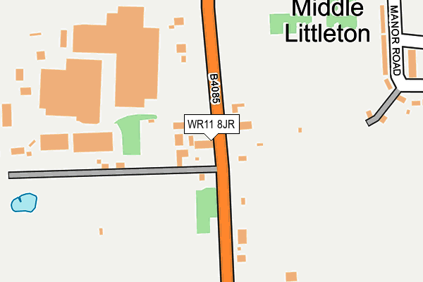 WR11 8JR map - OS OpenMap – Local (Ordnance Survey) WR11 8JR map - OS OpenMap – Local (Ordnance Survey)