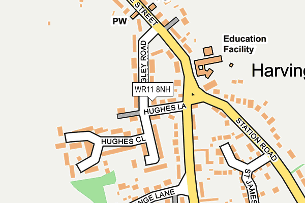 WR11 8NH map - OS OpenMap – Local (Ordnance Survey) WR11 8NH map - OS OpenMap – Local (Ordnance Survey)