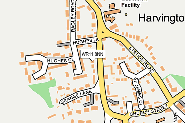 WR11 8NN map - OS OpenMap – Local (Ordnance Survey) WR11 8NN map - OS OpenMap – Local (Ordnance Survey)