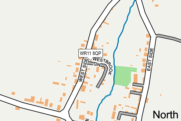 WR11 8QP map - OS OpenMap – Local (Ordnance Survey) WR11 8QP map - OS OpenMap – Local (Ordnance Survey)