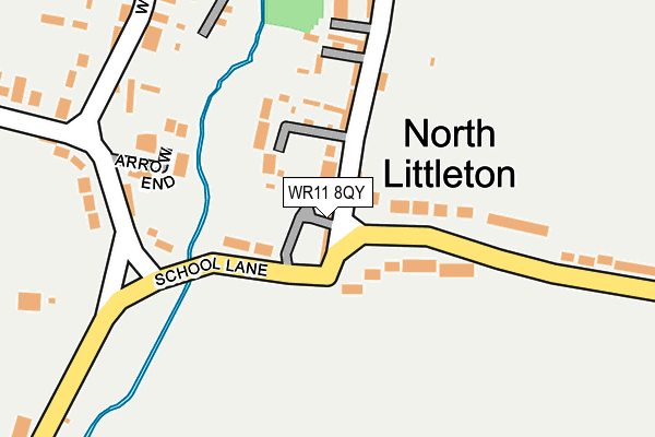 WR11 8QY map - OS OpenMap – Local (Ordnance Survey) WR11 8QY map - OS OpenMap – Local (Ordnance Survey)