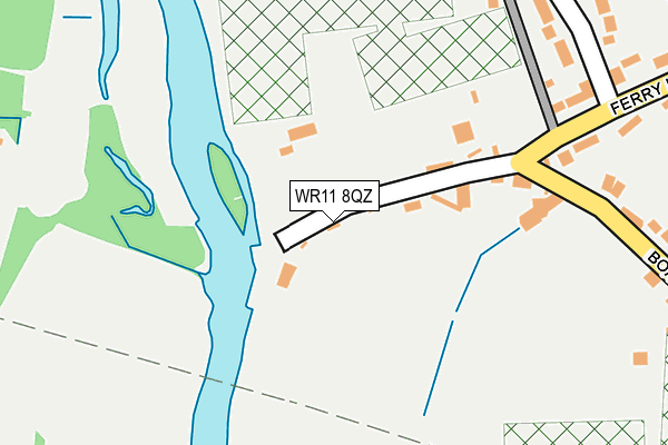 WR11 8QZ map - OS OpenMap – Local (Ordnance Survey) WR11 8QZ map - OS OpenMap – Local (Ordnance Survey)