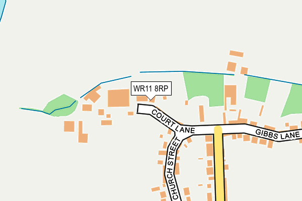 WR11 8RP map - OS OpenMap – Local (Ordnance Survey) WR11 8RP map - OS OpenMap – Local (Ordnance Survey)
