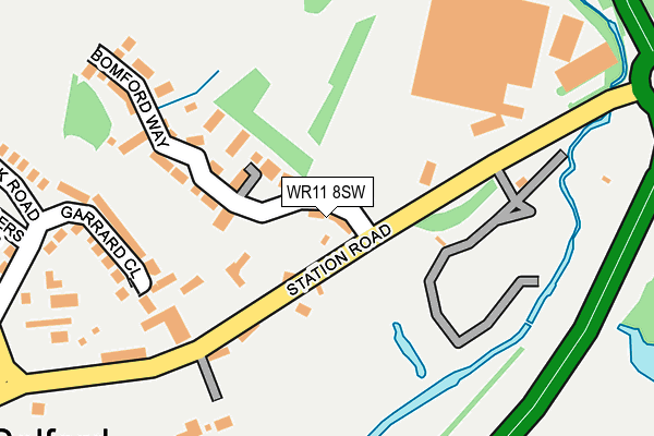 WR11 8SW map - OS OpenMap – Local (Ordnance Survey) WR11 8SW map - OS OpenMap – Local (Ordnance Survey)